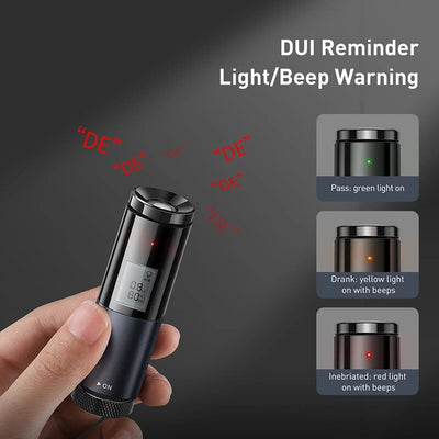 smart portable alcohol tester with led screen