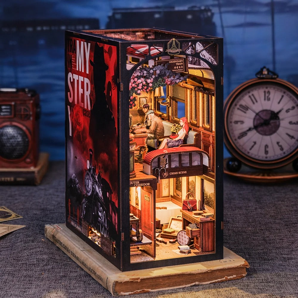 Mythifrost®️ 3D Puzzle Book Nook Kit - Secrets of the Train