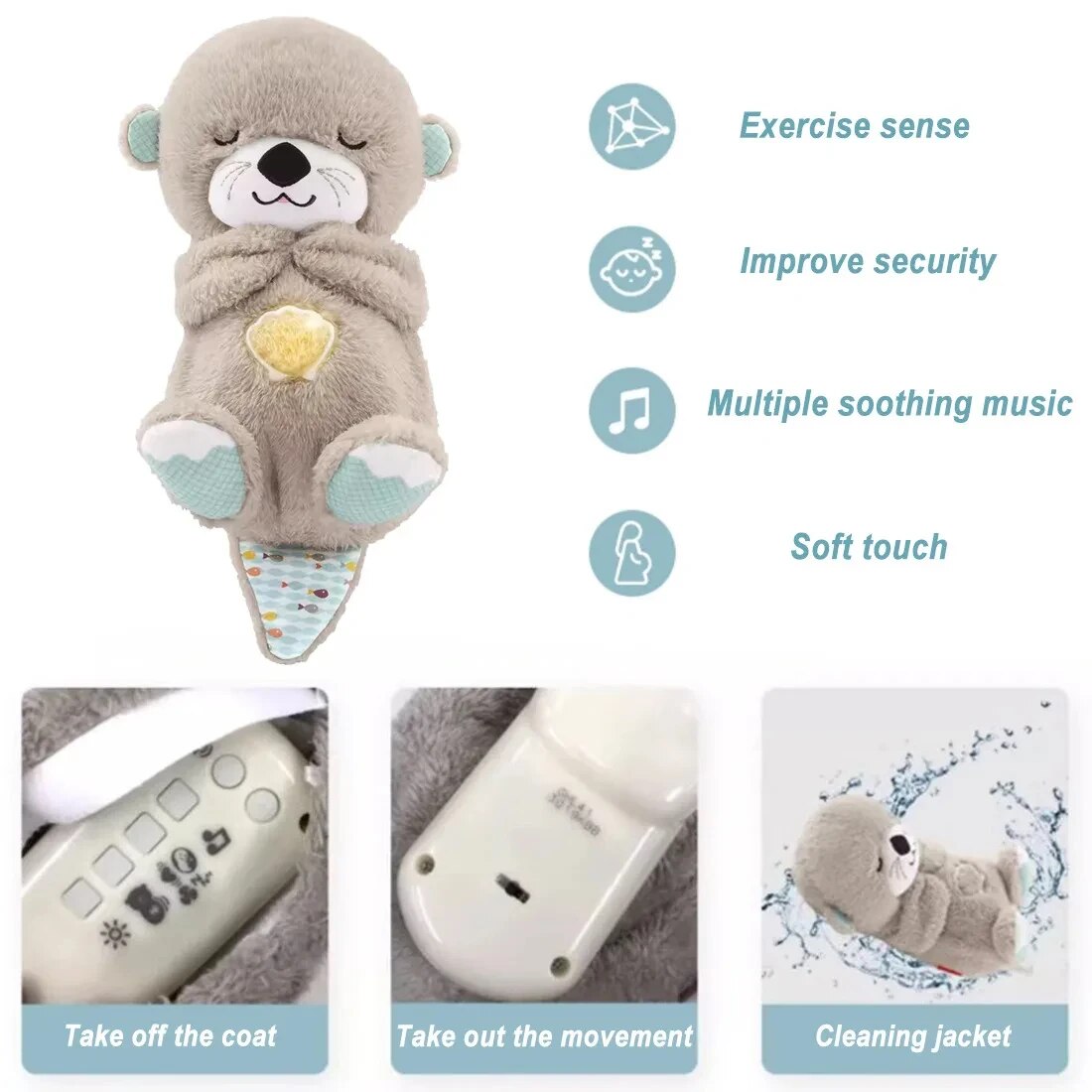 Breathing teddy promo bear