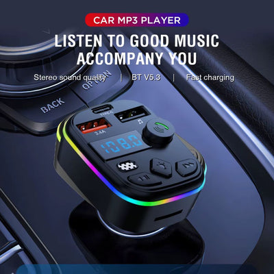 car bluetooth fm transmitter