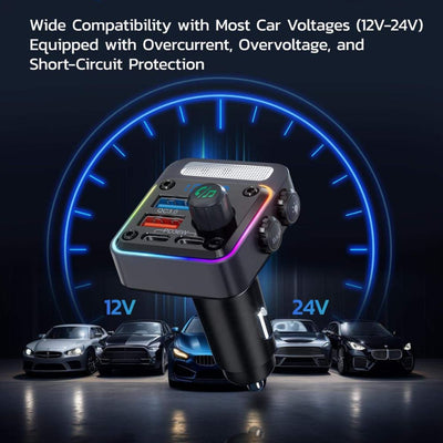 bluetooth fm transmitter for car
