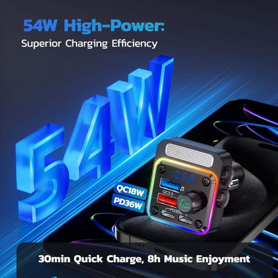 bluetooth fm transmitter for car