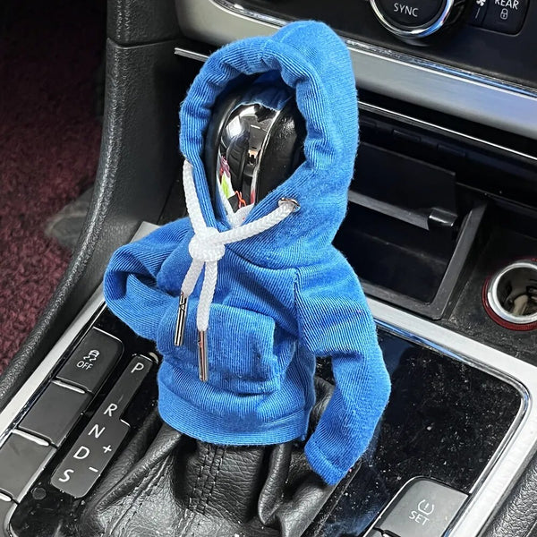 Skeleton Gear Shift Hoodie – Gruseliger Schaltknauf-Überzug Für Halloween, Lustiges Auto-Accessoire, Totenkopf-Design, Universal