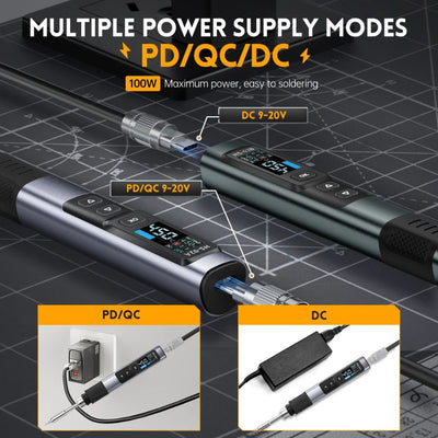 digital iron soldering kit