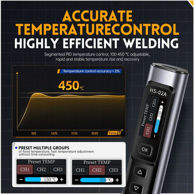 digital iron soldering kit
