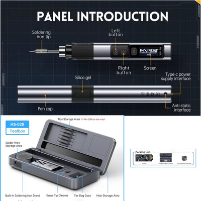digital iron soldering kit