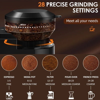 electric burr grinder for coffee beans