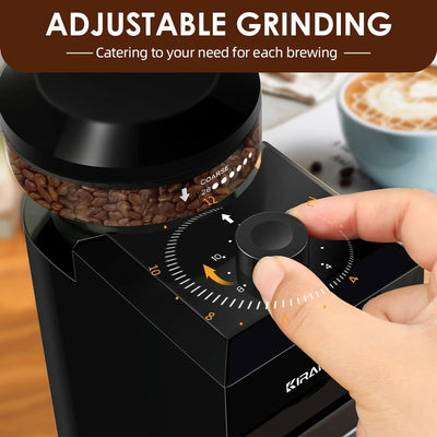 electric burr grinder for coffee beans