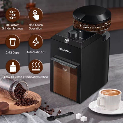 electric burr grinder for coffee beans
