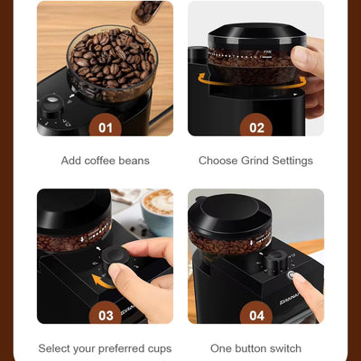 electric burr grinder for coffee beans