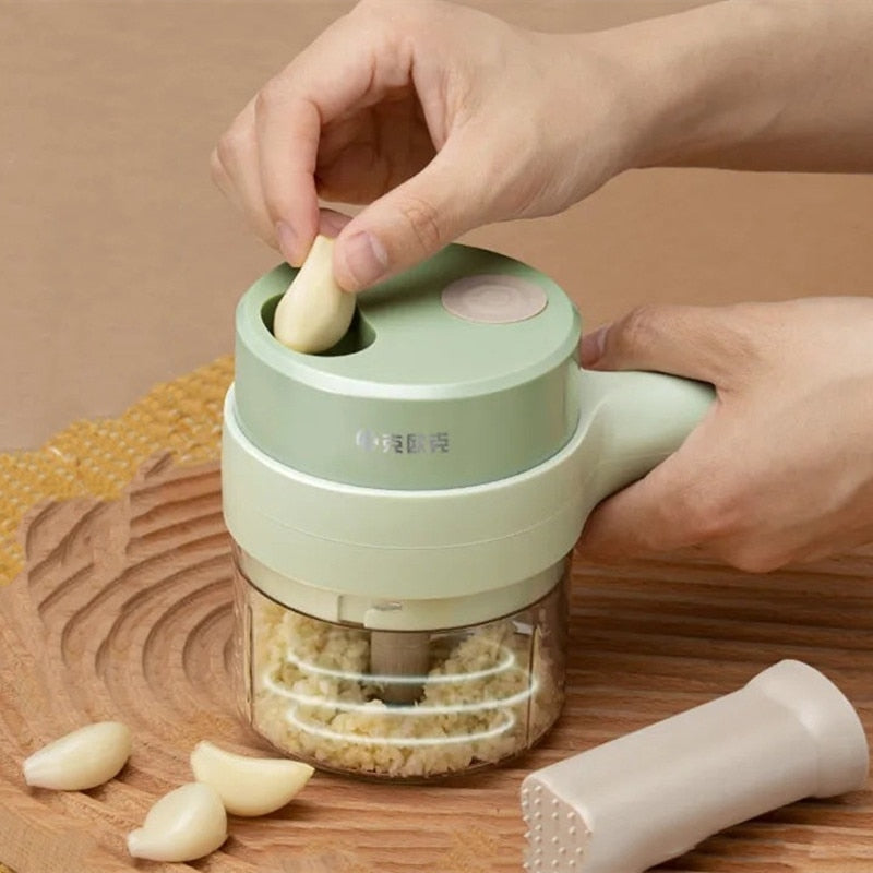 Handheld Vegetable Cutter Wireless and Portable Electric Mini