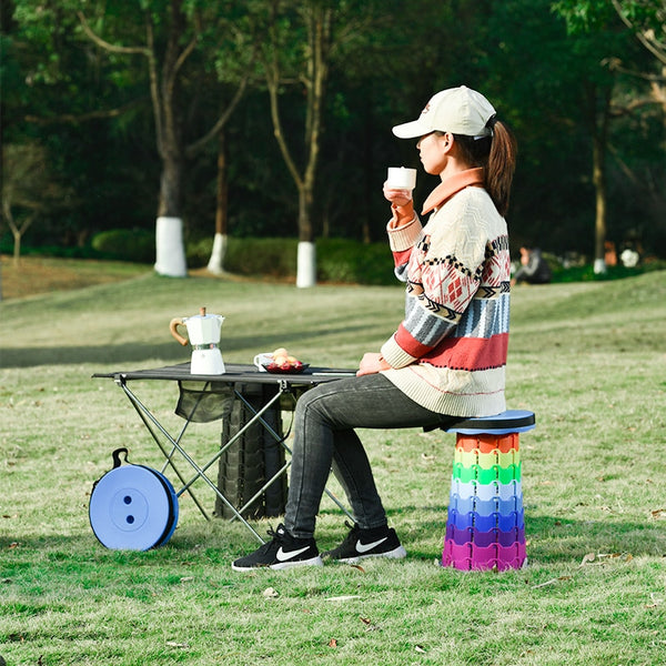 The FlexiSeat® - Telescopic Foldable Camping Stool - Grey Technologies