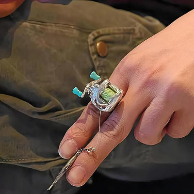 funny fishing reel necklace