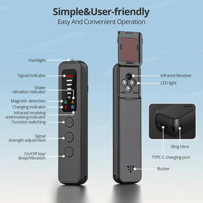 hidden camera detector features