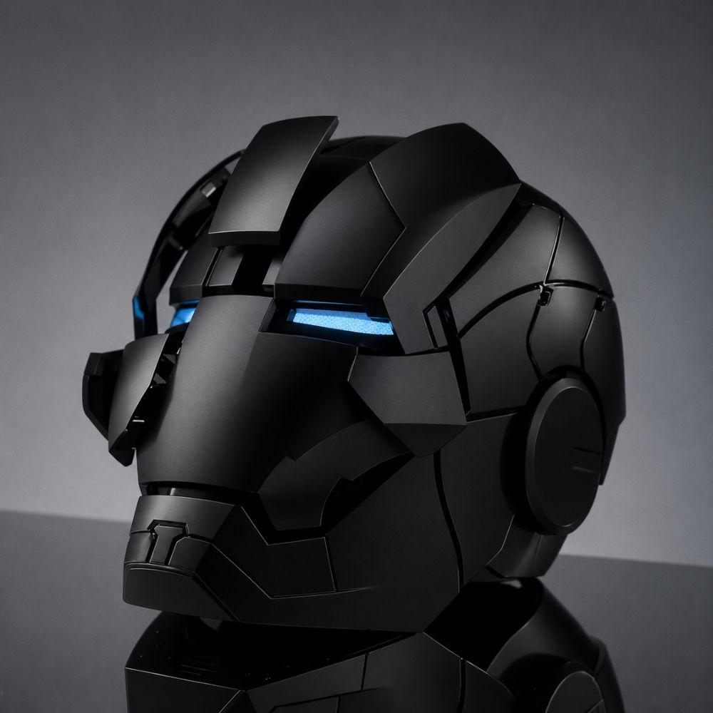 XSociety MK5 Black Iron Man Helmet - Electronic Iron Man Mask