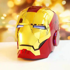 SALE アイアンマン IRONMANMask アイアンマンヘルメット GOLD IN STOCK! Gold Iron Man MK5 Helmet Electronic Voice