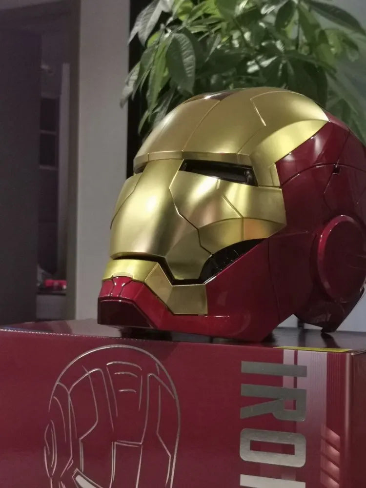 gold iron man helmet XSociety®️ Gold Iron Man Helmet - MK5 Jarvis Iron Man Mask