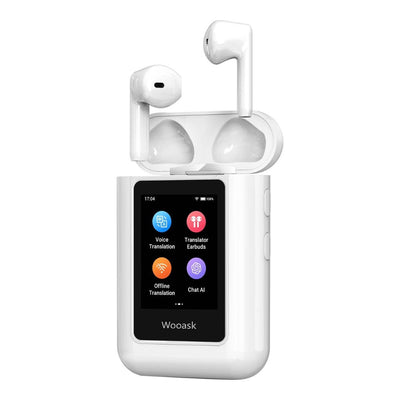 language translator earbuds with touchscreen