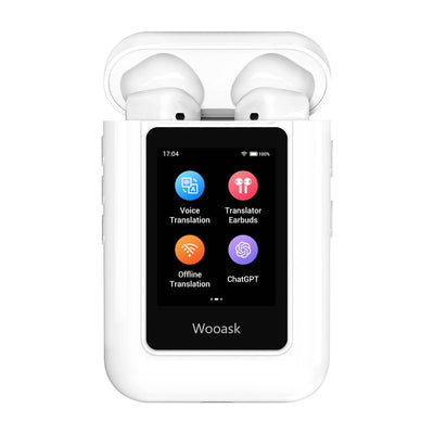 language translator earbuds with touchscreen