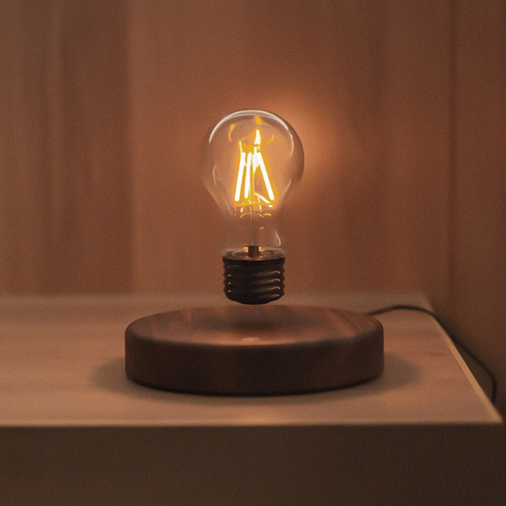 The Luminairé Levitaire by XSociety®️ - Floating Light Bulb - Grey ...
