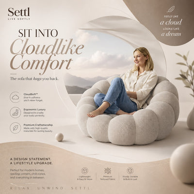 luxury bubble sofa - compressed sofa