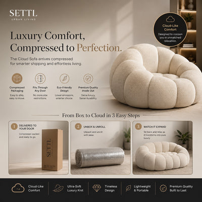 luxury bubble sofa - compressed sofa