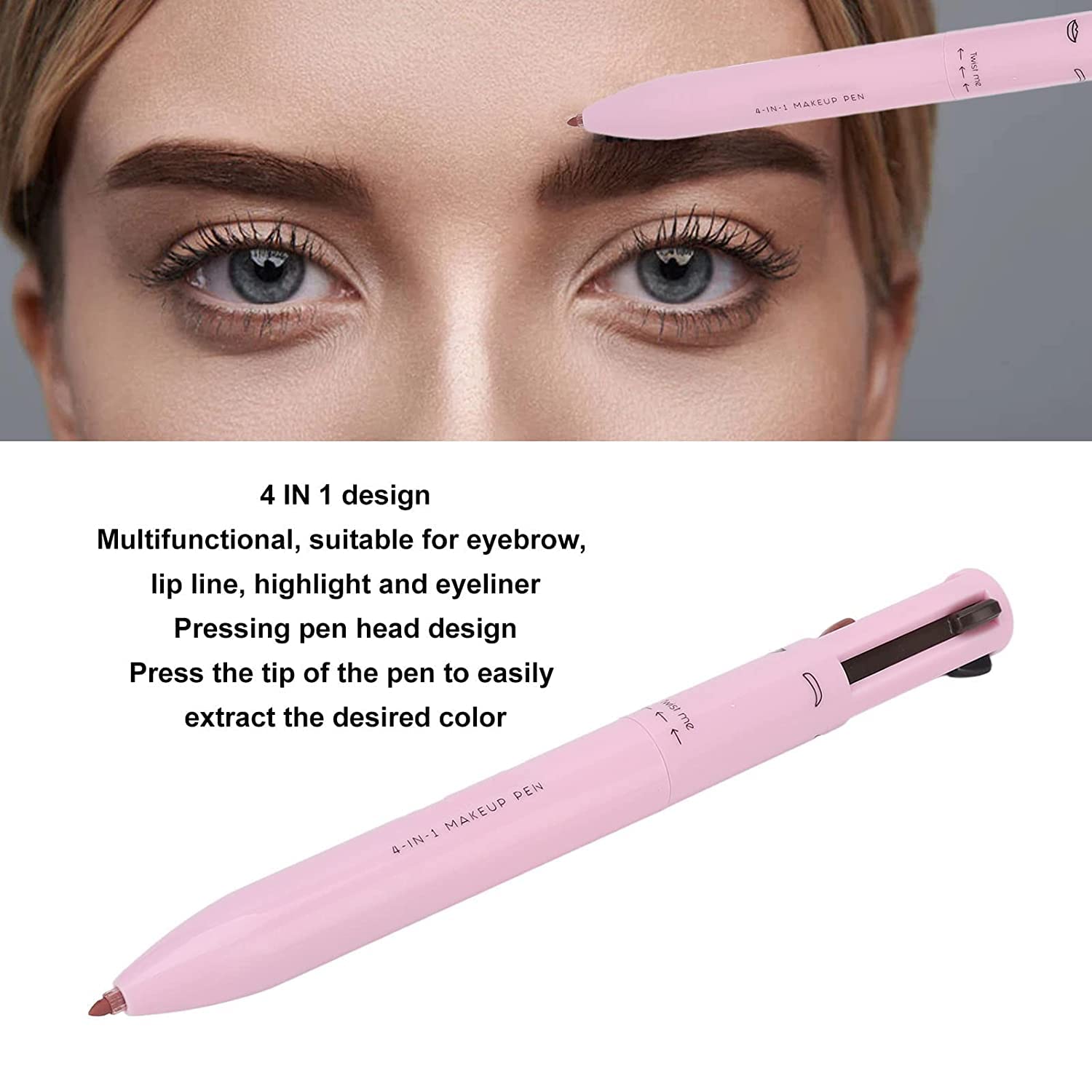 The Beauty Stylus by Merced Bluel®️ - 4 in 1 Makeup Pen - Grey Technologies