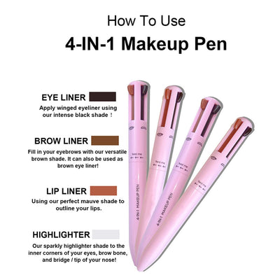 4 in 1 makeup eyeliner pen