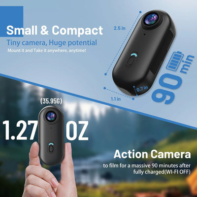 mini action camera waterproof