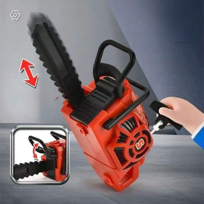 funny mini chainsaw keychain