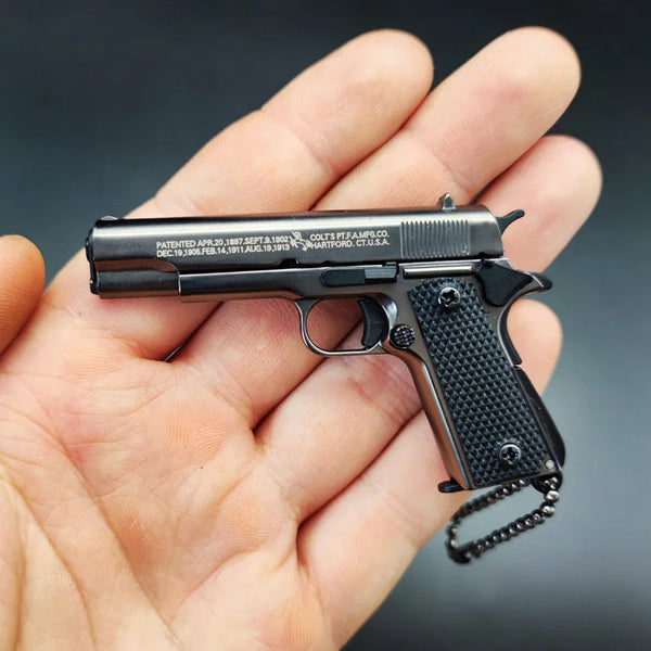 XSociety®️ Mini Colt M1911 Keychain - Limited Edition - Grey