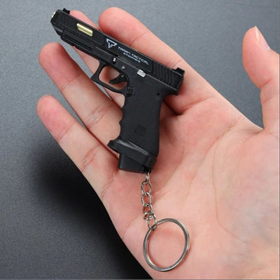 mini glock g34 gun keychain