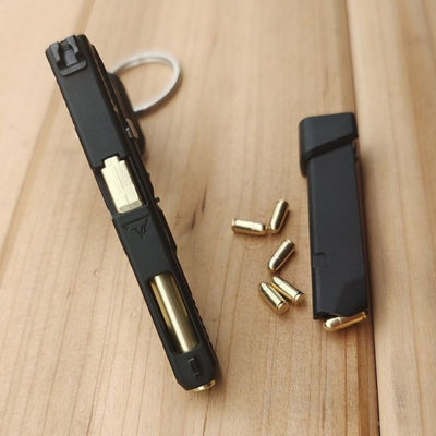 mini glock g34 gun keychain