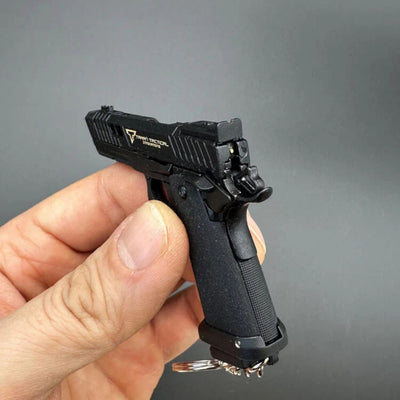 mini glock g34 gun keychain