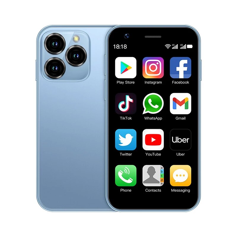 X Android Mini Soyes®️ T1 Pro - World's Smallest Android Smartphone - Grey Technologies