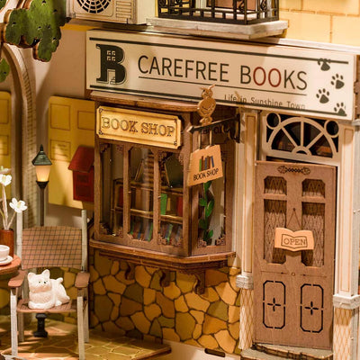 miniature book nook