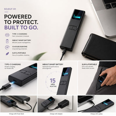 portable hidden camera detector bug finder and rf detector