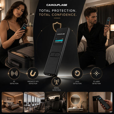 portable hidden camera detector bug finder and rf detector
