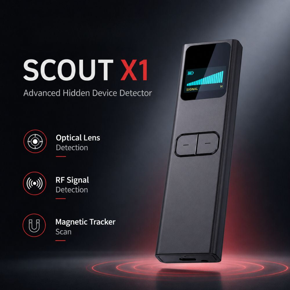 portable hidden camera detector bug finder and rf detector 