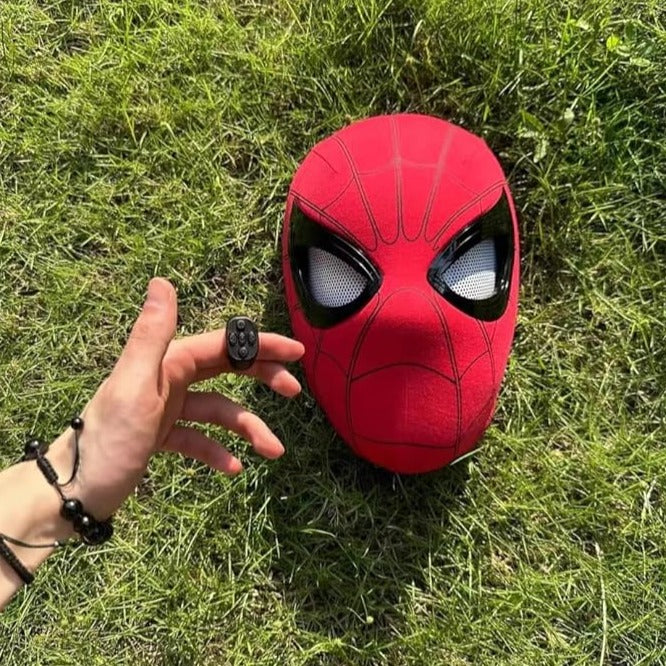 electric real spiderman mask 