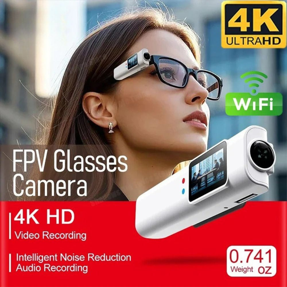 vision fpv goggles AeroVision® S110 - Ultra-Light 4K FPV Camera Glasses