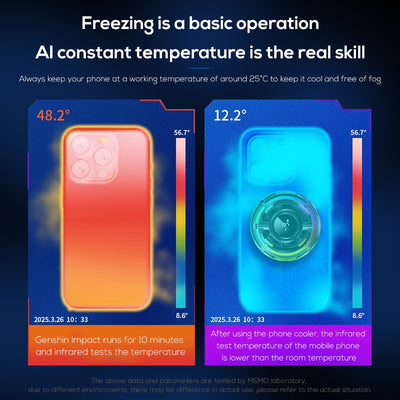 smart gaming cooler for mobile phones