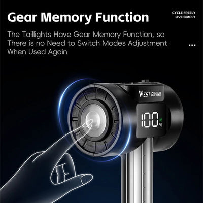 smart led bicycle tailight