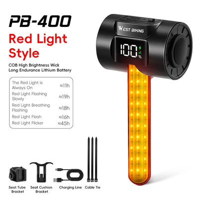 smart led bicycle tailight