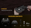 Storage wireless USB adapter with package contents listed on a dark background