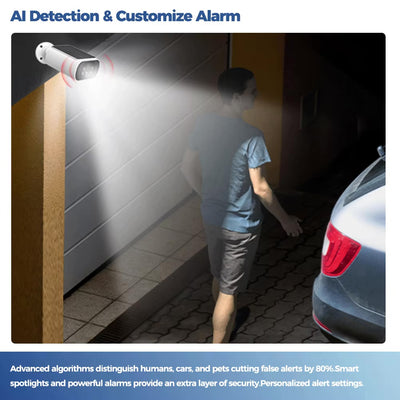 wireless outdoor solar camera for home