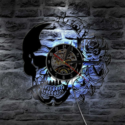 The Halloween  Skull Clock ( Limited Edition )