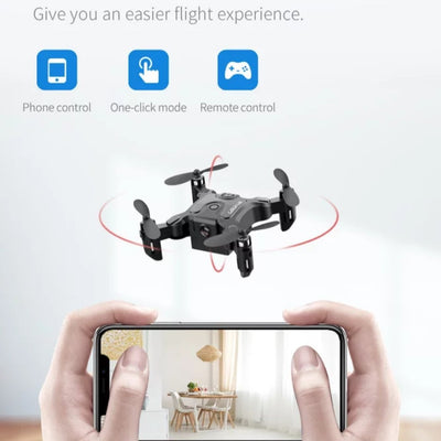 flying the mini drone with your smartphone