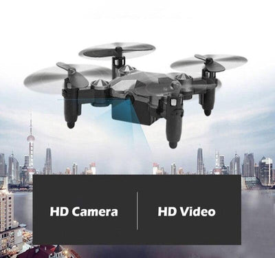 mini drone shooting photos and videos