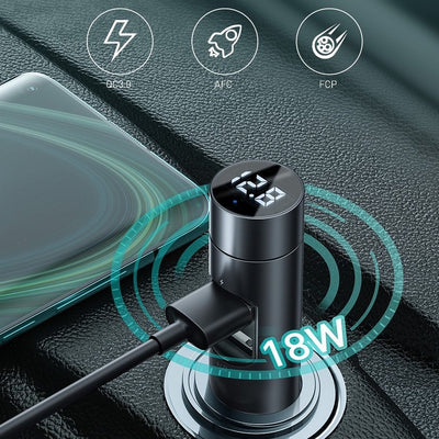 Baseus® Bluetooth Receiver for Car + Fm Transmitter